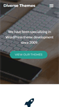Mobile Screenshot of diversethemes.com